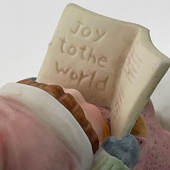 Vtg AVON Joy To The World Children Song Book Wind-Up Porcelain Musical Figurine - Picture 5 of 16